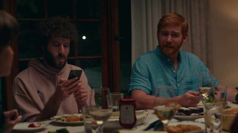 Because maybe we need to bring some small bills. -(phone chimes)