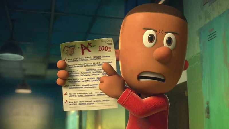 Because of that A I got on my science test