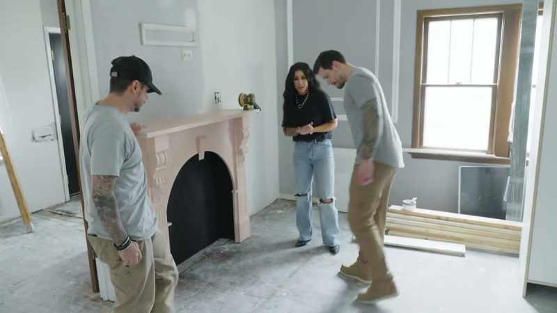 Because, originally, when we pulled up everything and found these original hardwood floors