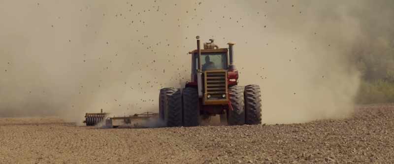 Because our constant ploughing of the soil