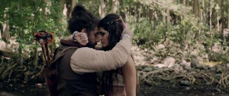 Because Saiba was confronting a tiger with a dagger