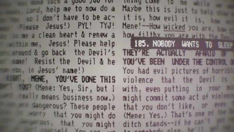 Because she had criticised him, she was possessed by devils