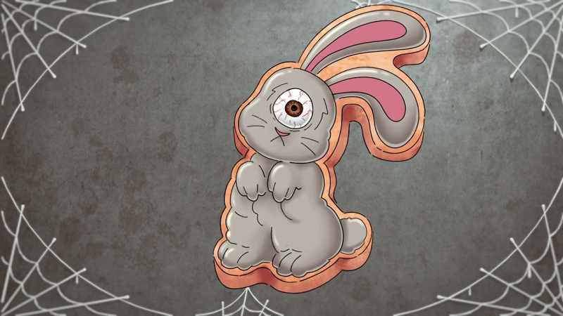 Because taking something cute and making it scary you have to remove an eye