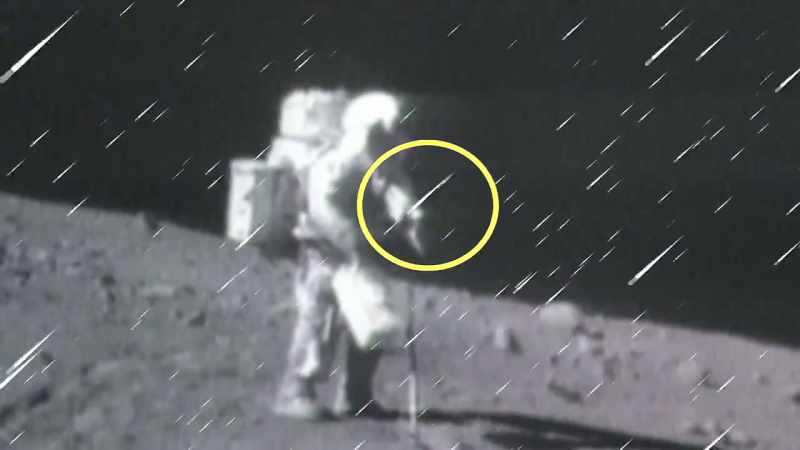 Because the cameras were on the Moon for up to eight hours