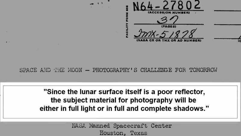 Because the Moon's surface reflects a little light