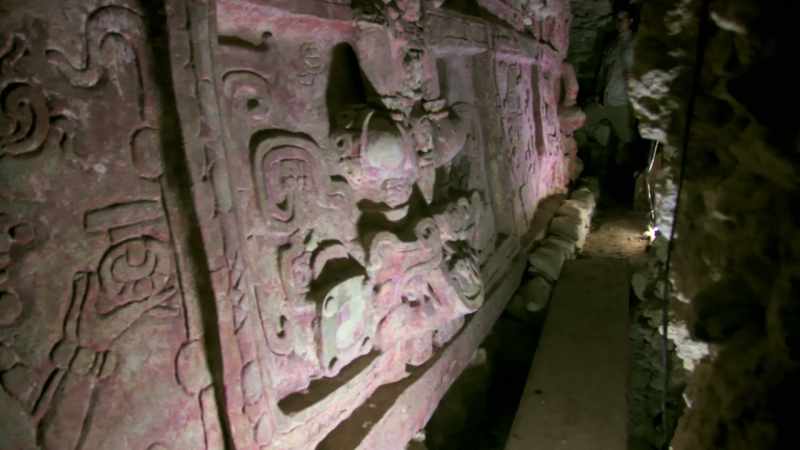 Because this lavishly carved wall