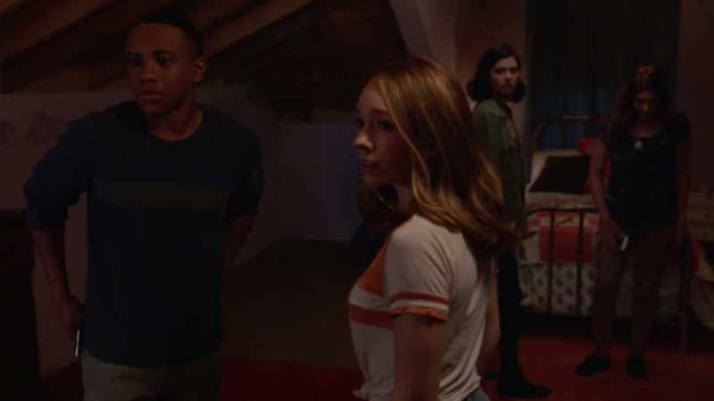 Becca! What are you all doing in here? I said lights out