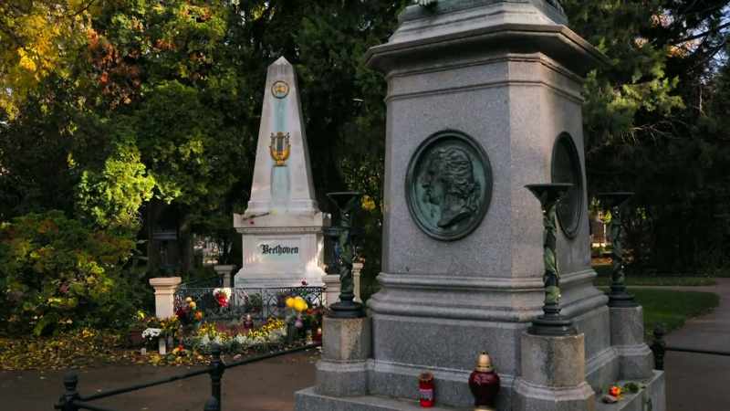 Beethoven is buried like an aristocrat, which he had always