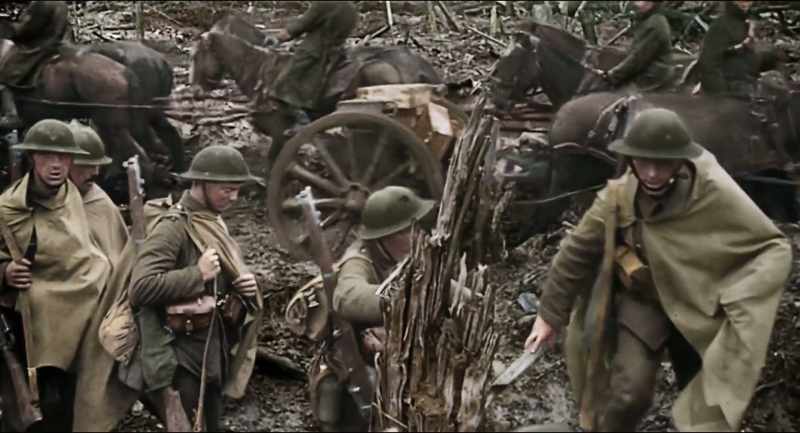 Before a man goes into the trenches, he usually carries