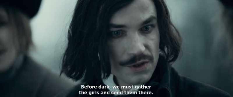 Before dark, we must gather the girls and send them there