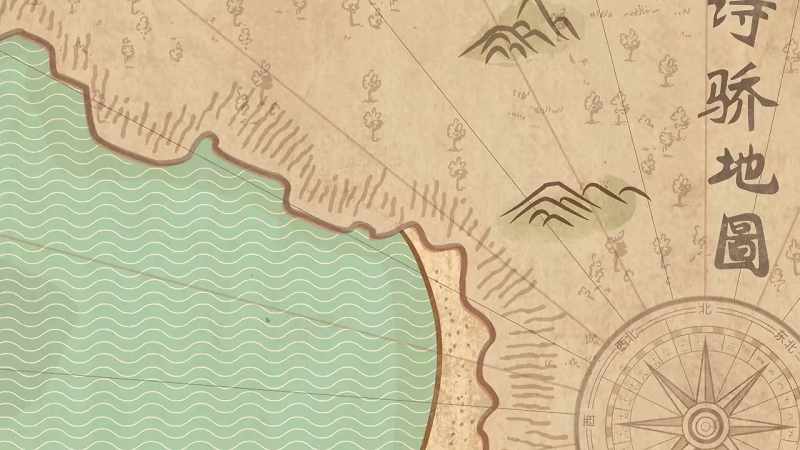 Before we go into the water, we see on the map