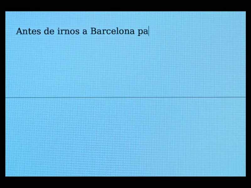 BEFORE GOING TO BARCELONA