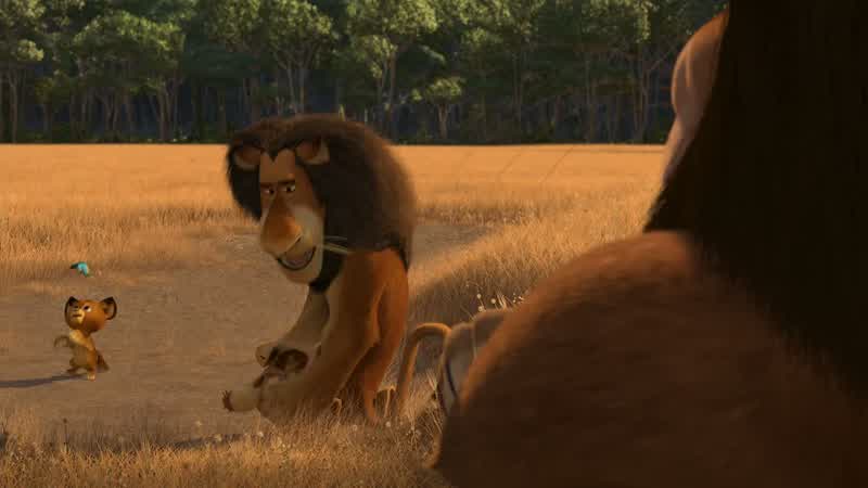 Look on the bright side After I defeat you and become alpha lionyou'll have more time to spend with your pathetic sonBefore I kick your butt let me ask youWhy do you want to become the alpha lionI'm
