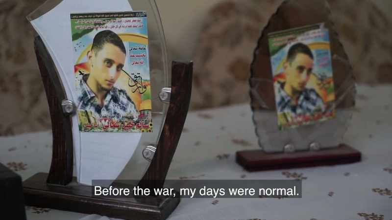 Before the war there were normal days, we used to go out and play