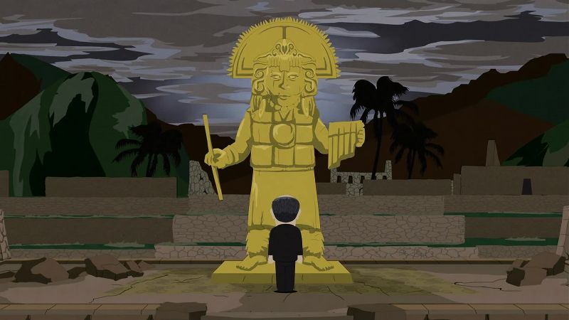 Behold! I am standing on your precious land!