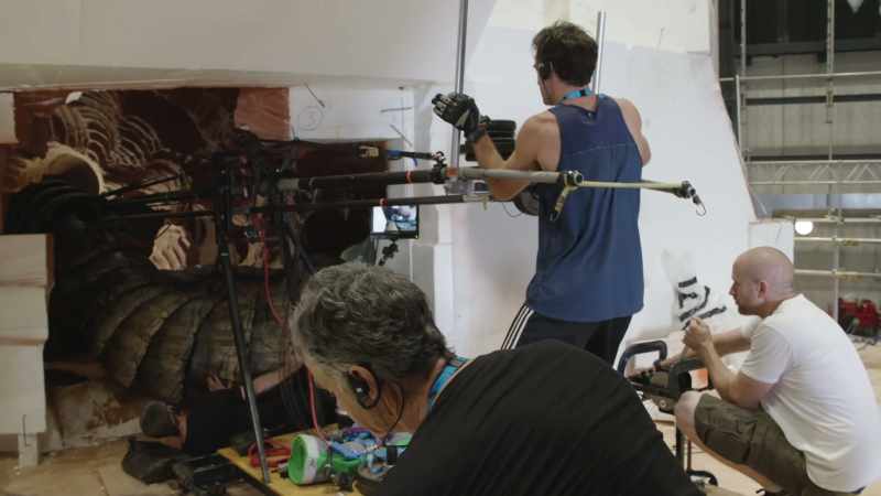 Being, like, a big multi-person puppet