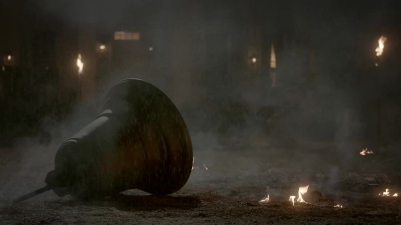 [bell clanging]
