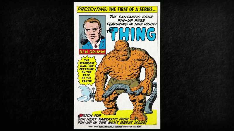 Ben Grimm kind of acted the same way my father would act