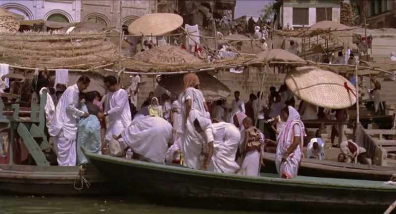 Benares was unbelievable, because we came by boat