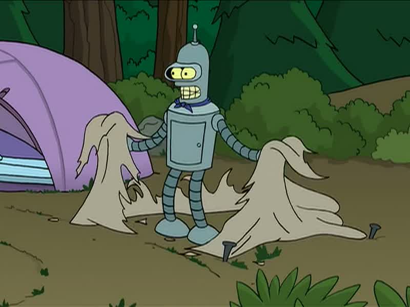 Bender, wasn't that Fry's tent?