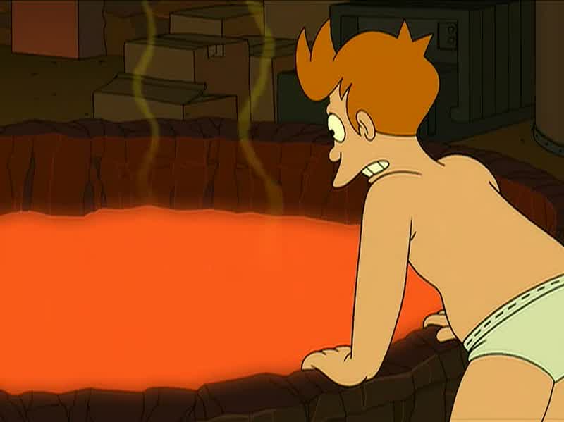 Bender's been down there too long!