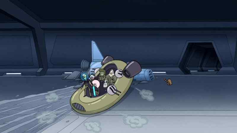 Benson: WHAT ARE YOU DOING HERE, RIGBY?