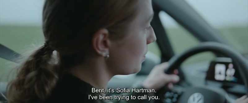 Berit, this is Sofia Hartman calling. I've been trying to call you
