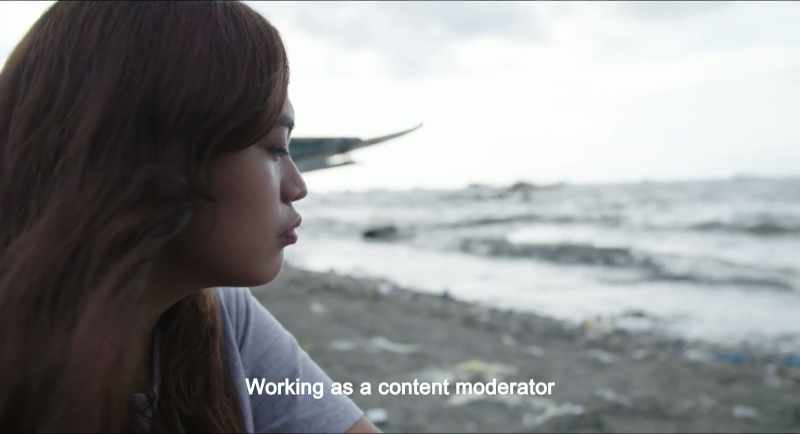Berkat pekerjaan sebagai moderator konten