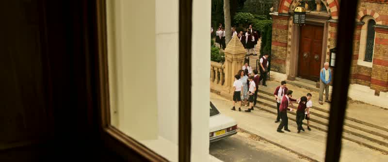 Best not to be outside when school gets out