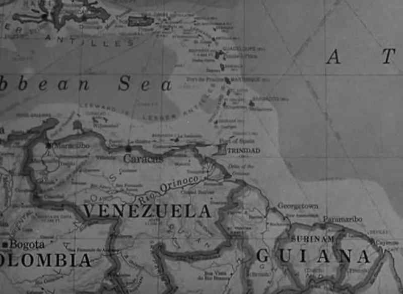 Between North and South America