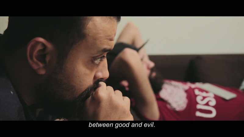 between truth and lies, between good and evil
