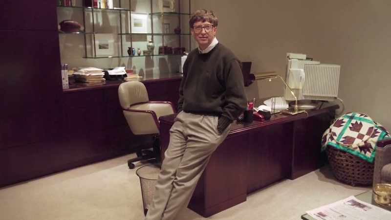 Bill Gates always kept a strong will and kept being smart