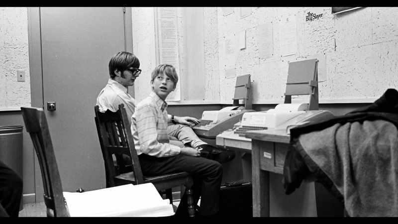 Bill and his friend Kent Evans