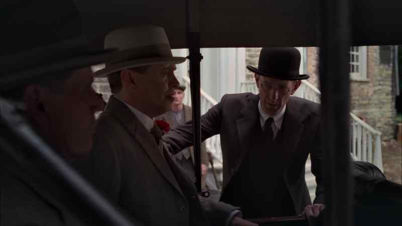 Bill, see Mr. Thompson gets safely to the port