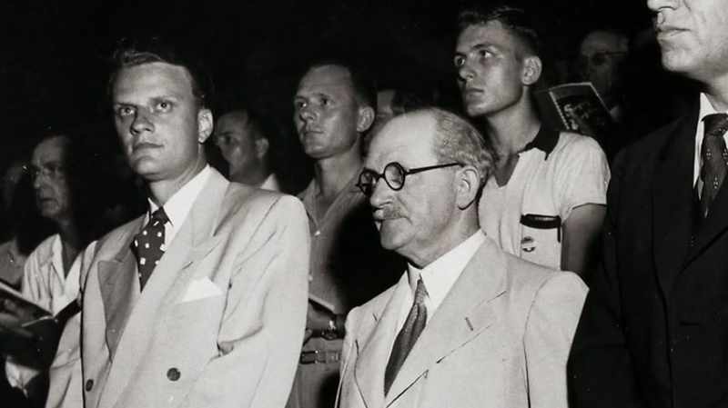 [Billy Graham] Blacks were supposed to sit back of that