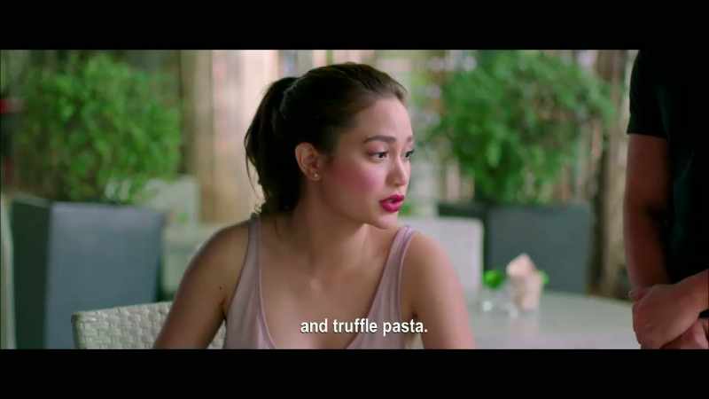 Bistek Tagalog, bagoong rice, and truffle pasta