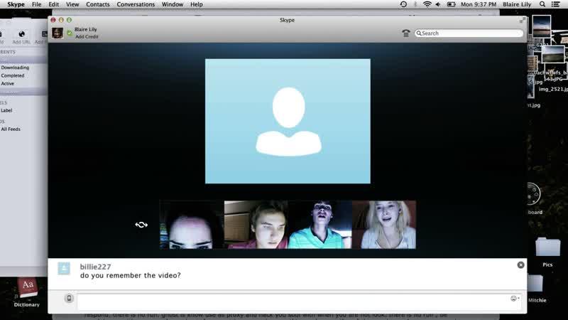 BLAIRE: What video?