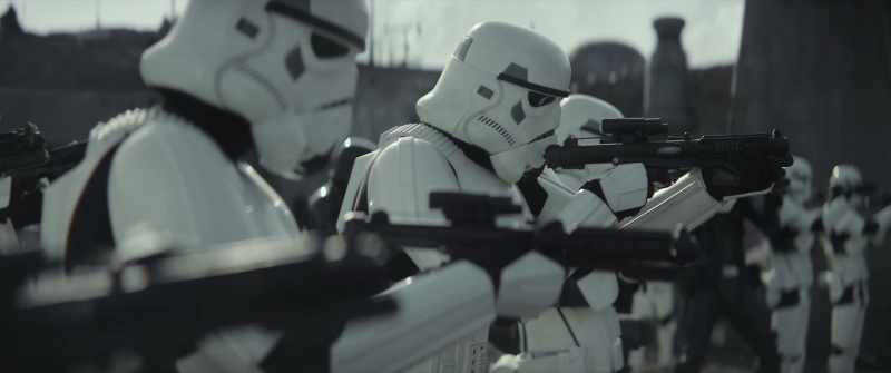 (BLASTERS FIRING IN DISTANCE)