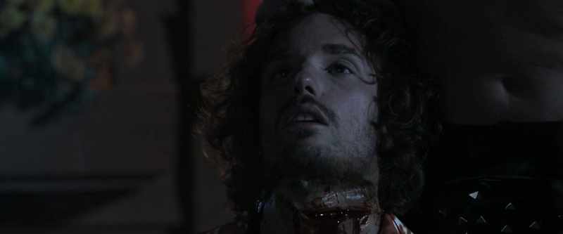 (blood gushing)