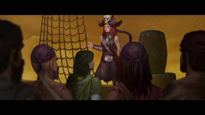 Blood?[ Pirates shout ]