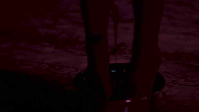 (Blood spluttering)