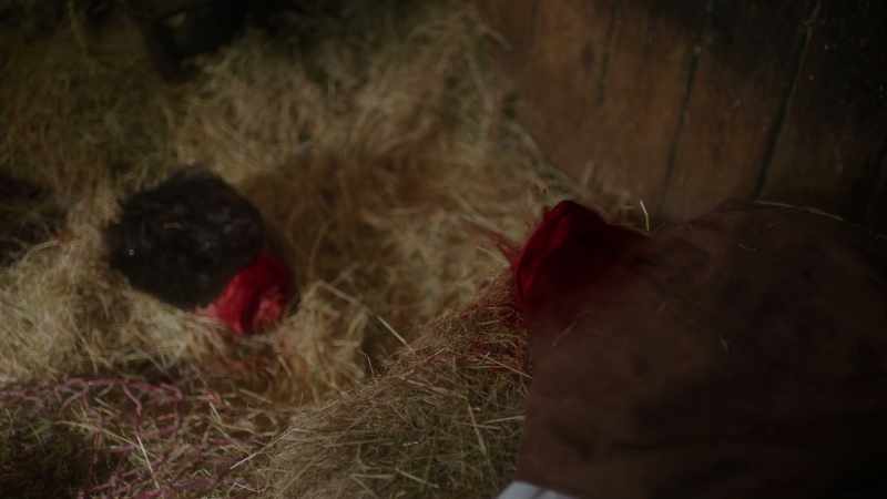 [blood spurting]