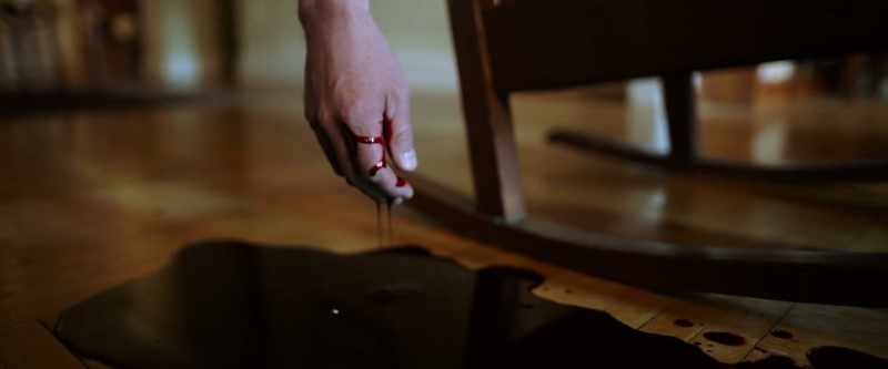 (blood squelching)