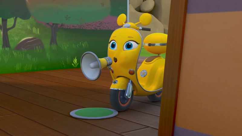 (blowing)