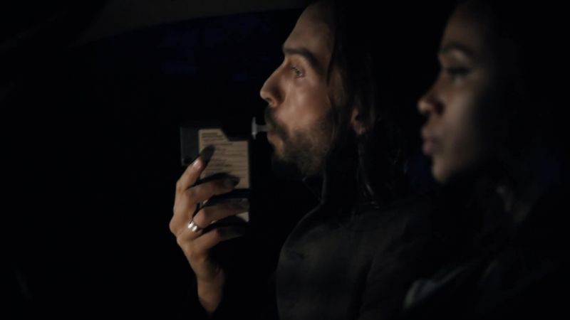 (blowing)