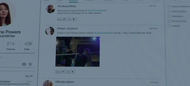 [Blue] Her mentions are still pouring in