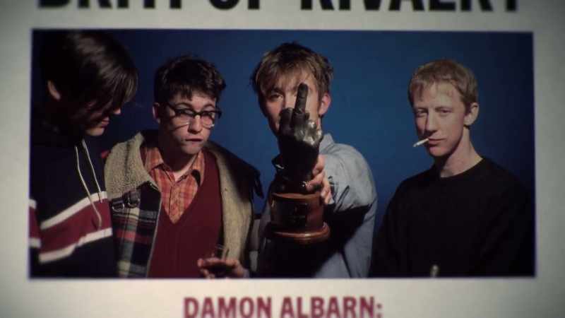 Blur, suddenly they're acting like they're lads