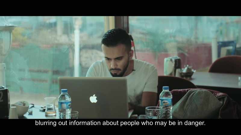 blurring out info about people who may be in danger