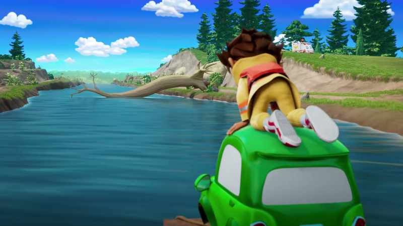 [Bo] Yes! All we got to do is drive onto that tree trunk