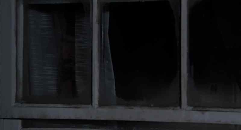 (BOATHOUSE DOOR CREAKING)